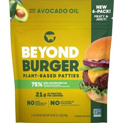 Beyond Meat Burger Plant-Based Patties - 24oz