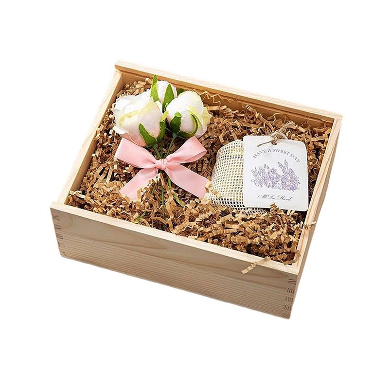 slide 2 of 4, Bows And Sparkles 1.5oz Paper Shred Filler Natural, 1.5 oz