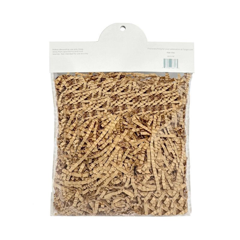 slide 4 of 4, Bows And Sparkles 1.5oz Paper Shred Filler Natural, 1.5 oz