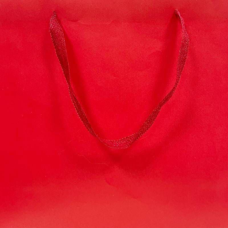 slide 3 of 3, Bows And Sparkles Large Gift Bag Red, 1 ct