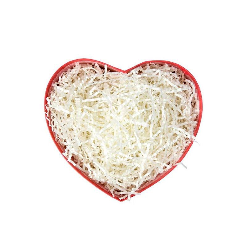 slide 2 of 4, Bows And Sparkles 1.5oz Paper Shred Filler White, 1.5 oz