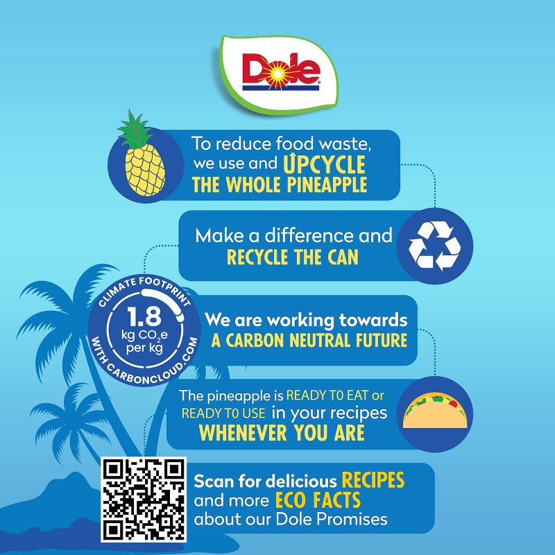 slide 5 of 6, Dole Pineapple Tidbits in Pineapple Juice - 20oz, 20 oz