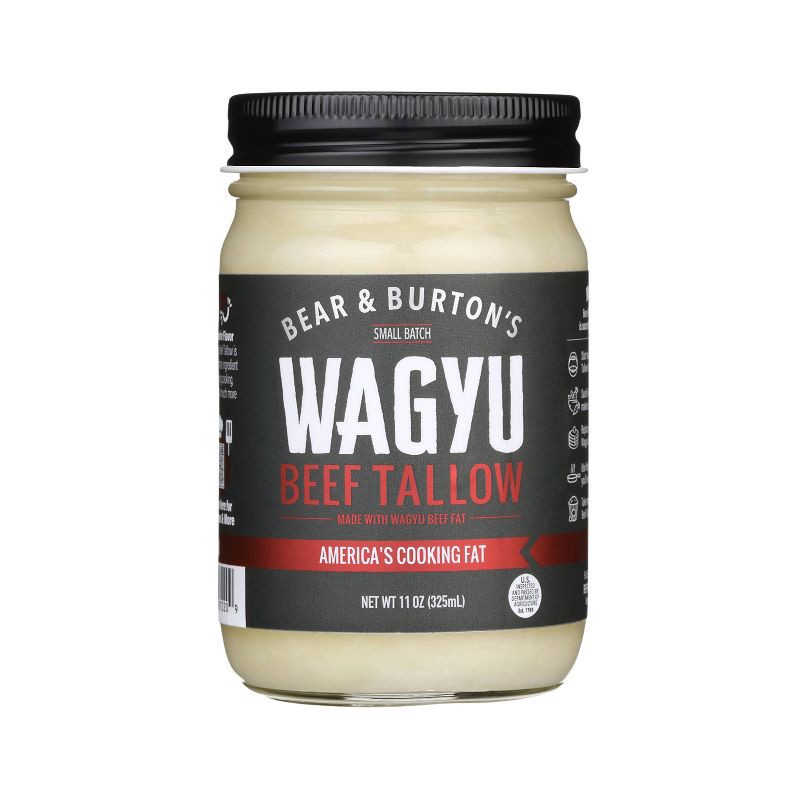 slide 1 of 7, Bear & Burton's Wagyu Beef Tallow - 11oz, 11 oz