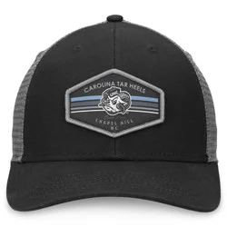 NCAA North Carolina Tar Heels Fade 2 Black Adjustable Two-Tone Ballcap
