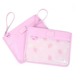 2pk Fulton Bag Co. Leatherette Snack Pouches - Berry Sweet