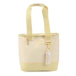 Fulton Bag Co. Lunch Tote with Lip Gloss Holder - Pastel Yellow