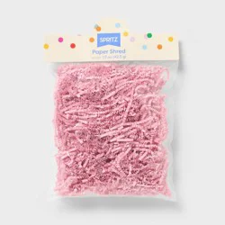 1.5oz Paper Shred Filler Light Pink - Spritz™