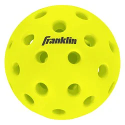 Franklin Sports Silent Serve Pickleballs - 3pk Neon Yellow