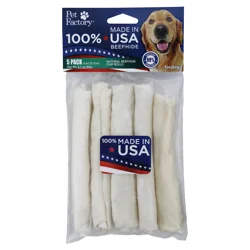 Pet Factory American 5 Beefhide Chip Rolls USA