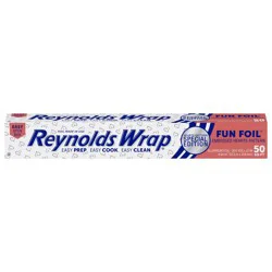 Reynolds Wrap Fun Aluminum Foil - 50sq ft: Multipurpose Household Use, Metallic Silver