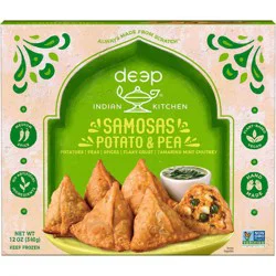 Deep Indian Kitchen Potato & Pea Samosa - 12oz