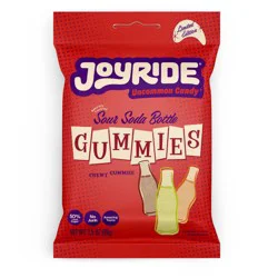 JOYRIDE Sour Soda Bottle Gummy Candy - 3.5oz