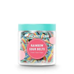 Candy Club Rainbow Sour Belts - 4.5oz