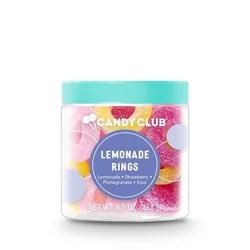 Candy Club Lemonade Rings - 4.5oz