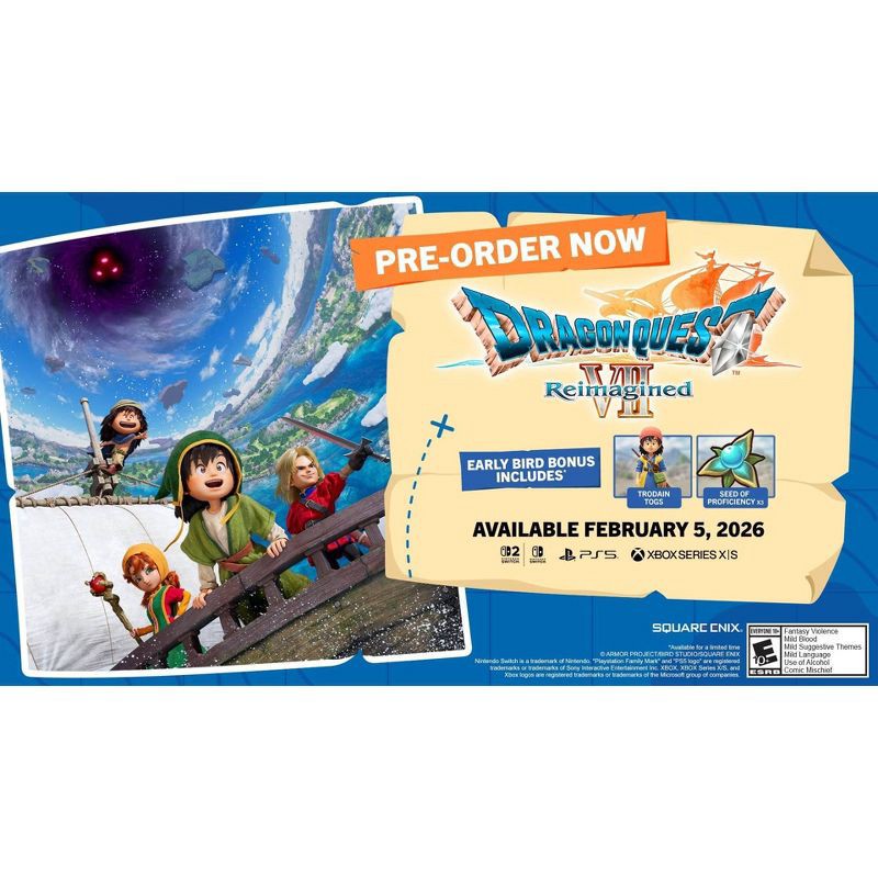 slide 2 of 13, DRAGON QUEST VII Reimagined - Nintendo Switch 2, 1 ct
