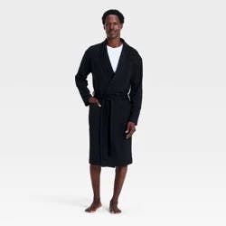 Men's Lightweight Robe - Goodfellow & Co™ Black L/XL