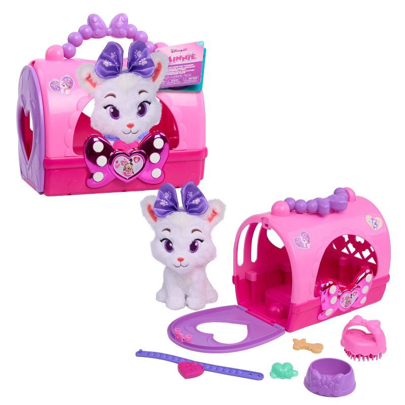 slide 1 of 4, Minnie Mouse Pet Carrier Stuffed Animal, 1 ct