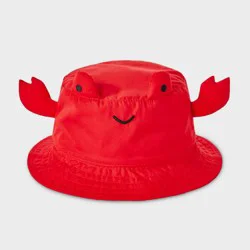 Toddler Crab Swim Hat - Cat & Jack™ Red 12-24M
