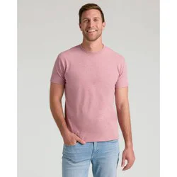 True Classic Men's Classic Fit Short Sleeve Crewneck T-Shirt - Light Mauve XXL