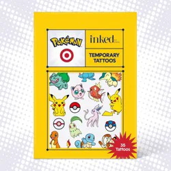 Pokemon x Target INKED by Dani Temporary Tattoos - Pokémon x Target