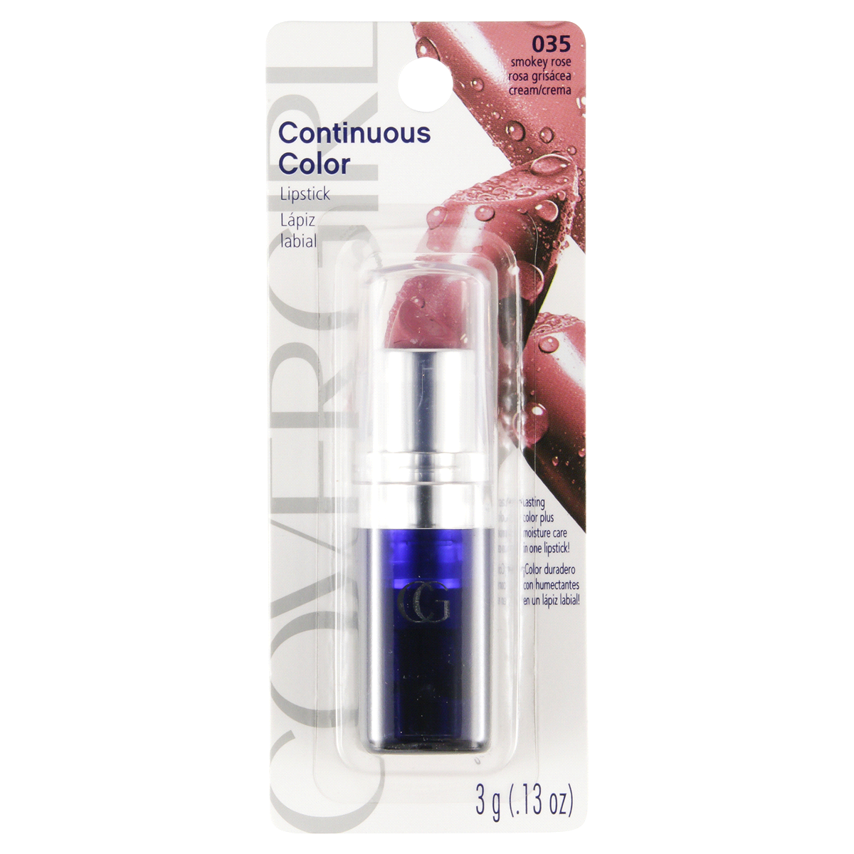 slide 1 of 2, Covergirl Continuous Color Lipstick, 0.13 oz