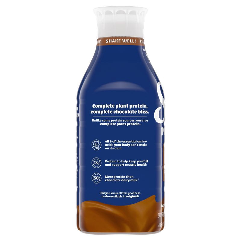 slide 12 of 12, Silk High Protein Gluten Free Chocolate Soy Milk - 48 fl oz, 48 fl oz