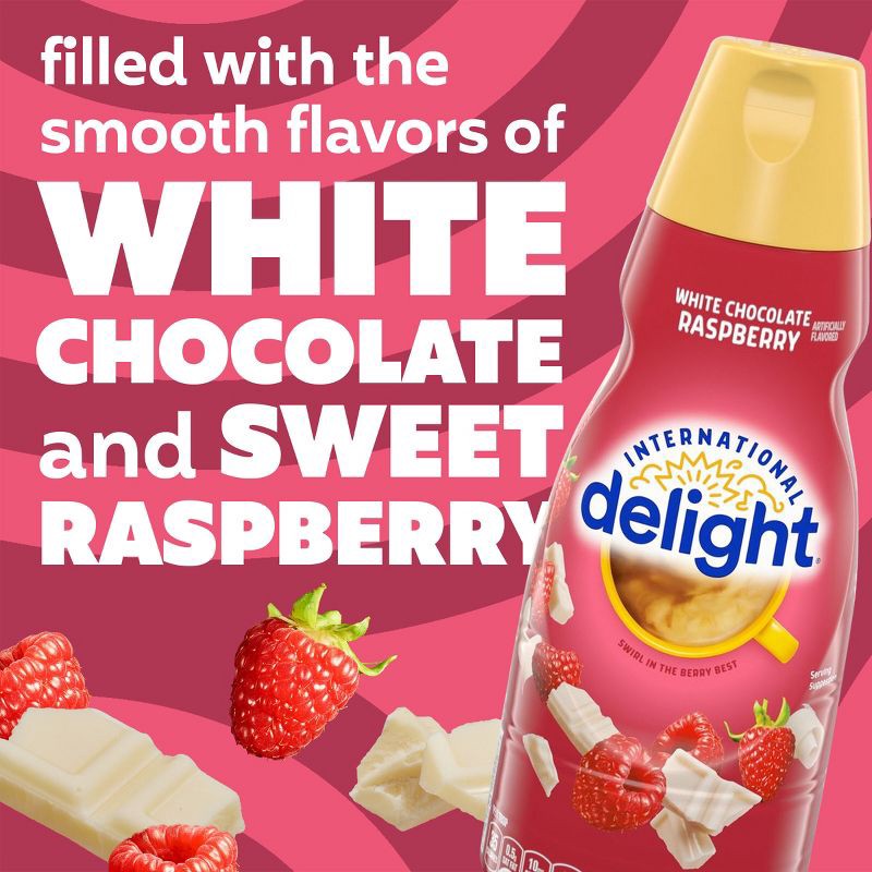 slide 4 of 12, International Delight White Chocolate Raspberry Coffee Creamer - 32oz, 32 oz