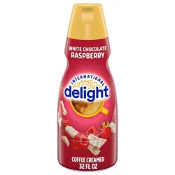 International Delight White Chocolate Raspberry Coffee Creamer - 32oz