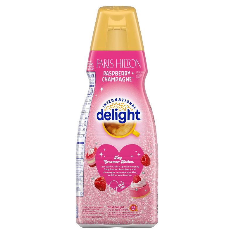 slide 11 of 12, International Delight Paris Hilton Raspberry Champagne Coffee Creamer - 32oz, 32 oz
