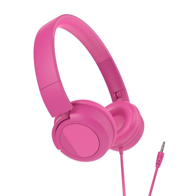 slide 1 of 3, Gems Kids Wired On-Ear Headphone - Pink, 1 ct
