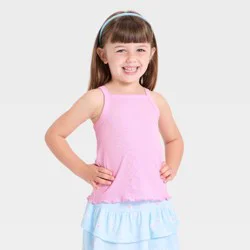 Toddler Girls' Ribbed Tank Top - Cat & Jack™ Pink 2T