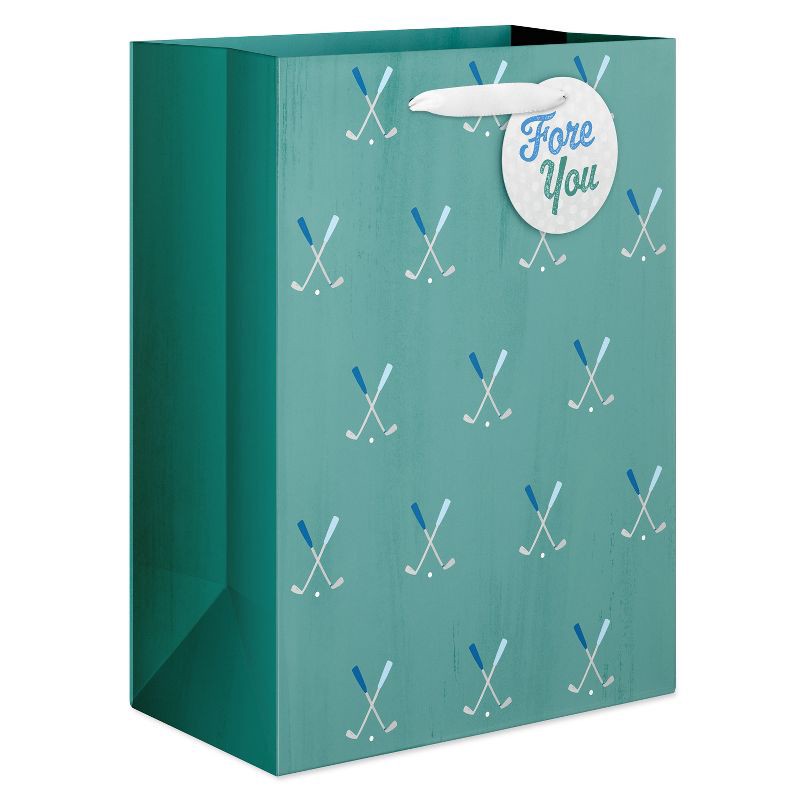 slide 1 of 4, American Greetings Father's Day Large Gift Bag For You Teal Blue, 1 ct