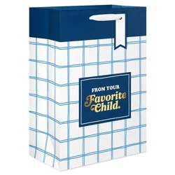 American Greetings Medium Father's Day Gift Bag, Your Favorite Child 1 Bag 10"x7"