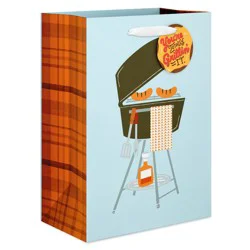 American Greetings Father's Day Large Gift Bag Grillin It Colorful