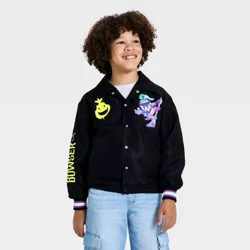 Boys' Nintendo Super Mario Brothers Bowser Jacket - White/Black S