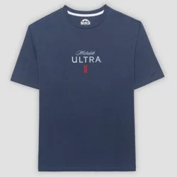 Men's Michelob Ultra Fish Short Sleeve Graphic T-Shirt - Blue L