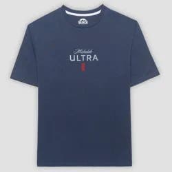 Men's Michelob Ultra Fish Short Sleeve Graphic T-Shirt - Blue XXL