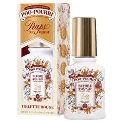 Poo-Pourri Toilette Rouge Before-You-Go Toilet Spray - Jasmine, Amber & Cedarwood - 2 fl oz