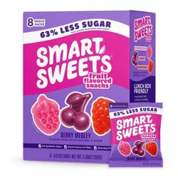 SmartSweets Berry Medley Snack Mix - 5.36oz/8pk