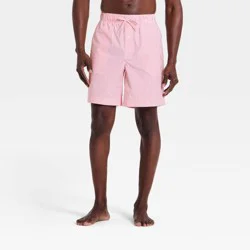 Men's Striped Woven Shorts - Goodfellow & Co™ Red/White XXL