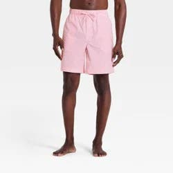 Men's Striped Woven Shorts - Goodfellow & Co™ Red/White XXL