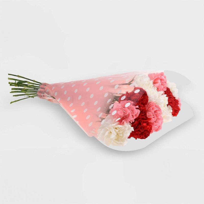 slide 2 of 3, Fresh Cut 15 Stem Valentine's Day Carnation Bunch - Good Little Garden™, 1 ct