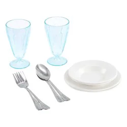 Little Tikes Sweet Spaces Dishware Set, White, Play Kitchen Cookware