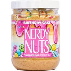 Nerdy Nuts Birthday Cake Peanut Butter Treat - 12oz