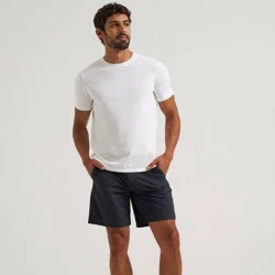 Wrangler Men's 8" ATG Side Zip Utility Shorts - Jet Black 40