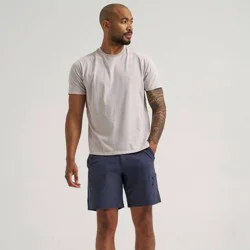 Wrangler Men's 8" ATG Side Zip Utility Shorts - Navy Blue 32