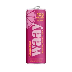 Waay Sparkling Clear 10g Protein Drink - Grapefruit 12oz
