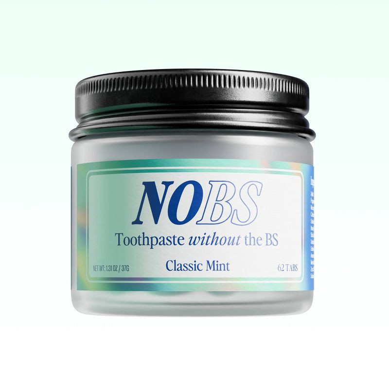 slide 1 of 9, NOBS Toothpaste Tablets - Classic Mint - 62ct, 62 ct