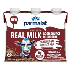 Parmalat 2% Reduced Fat Shelf Stable Chocolate Milk - 48 fl oz/6ct