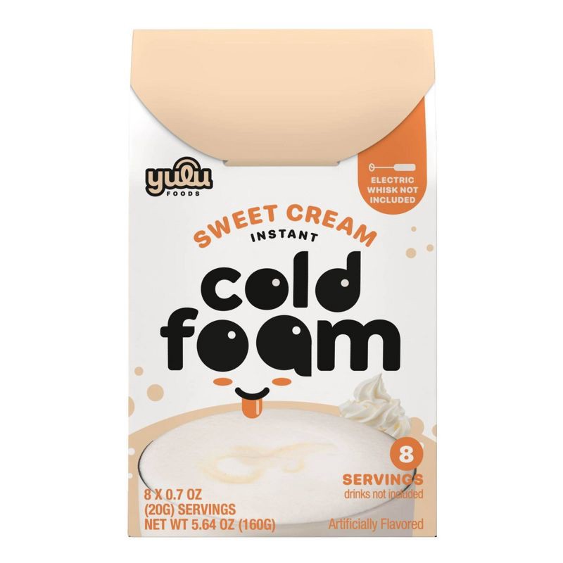 slide 1 of 9, Yulu Instant Cold Foam Sweet Cream Stick Kits - 5.64oz/8ct, 8 ct; 5.64 oz